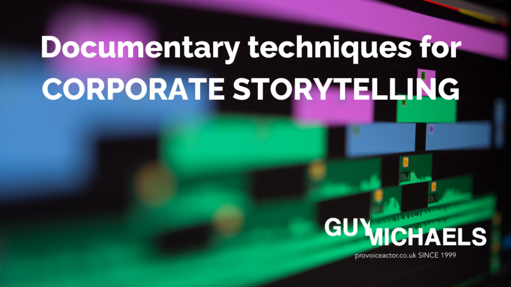 CORPORATE STORYTELLING | British Male Voice Over Artist | Guy Michaels