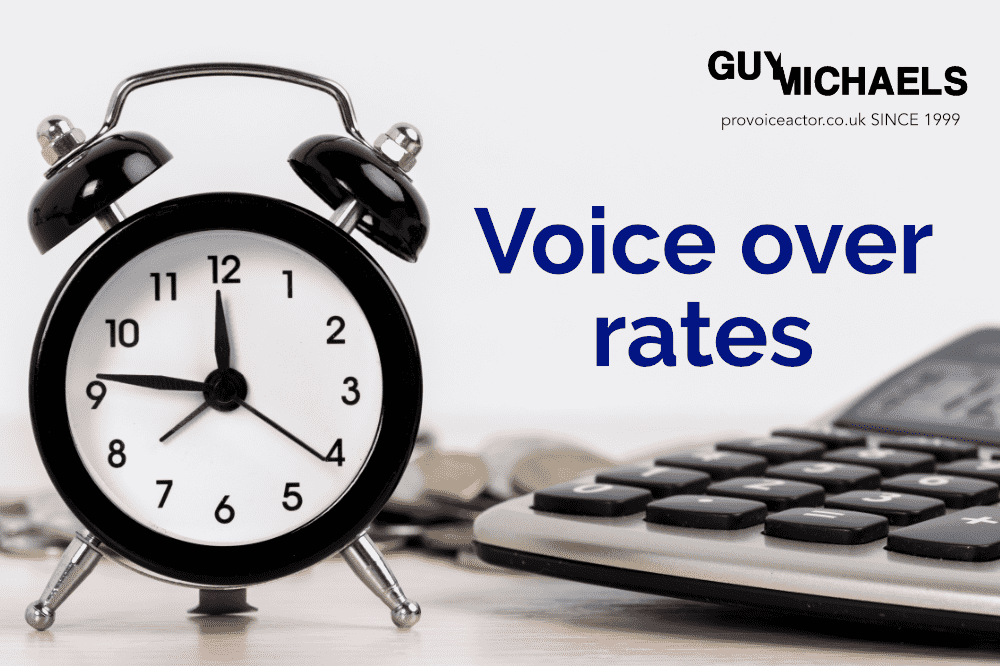 How much does a professional voice over cost?